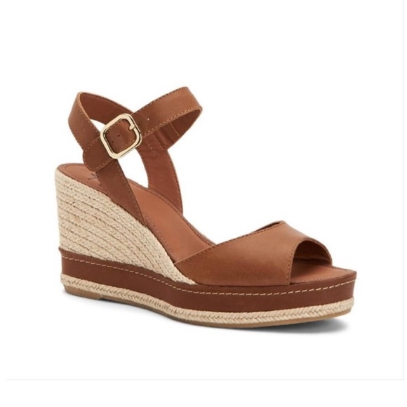 Aquatalia Leena Caramel espadrilles size 9/39 - Picture 1 of 12